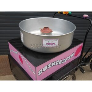 suikerspinmachine met bakfiets